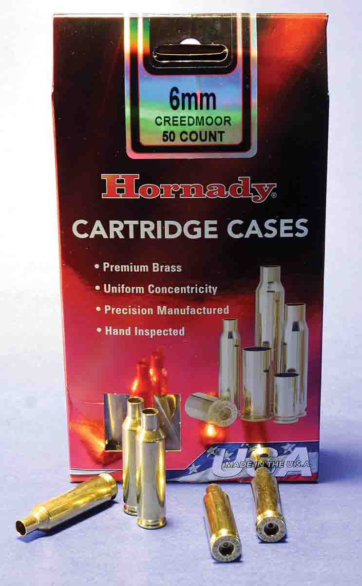 John bought the Hornady brass used for testing at a local sporting goods store, one sign of the 6mm Creedmoor’s popularity.